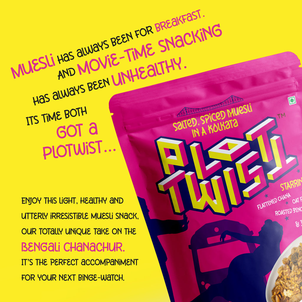 Roasted, Spiced & Salted Muesli – Kolkata Plotwist (Chanachor | East/North) - 200gm
