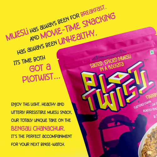 Roasted, Spiced & Salted Muesli – Kolkata Plotwist (Chanachor | East/North) - 200gm
