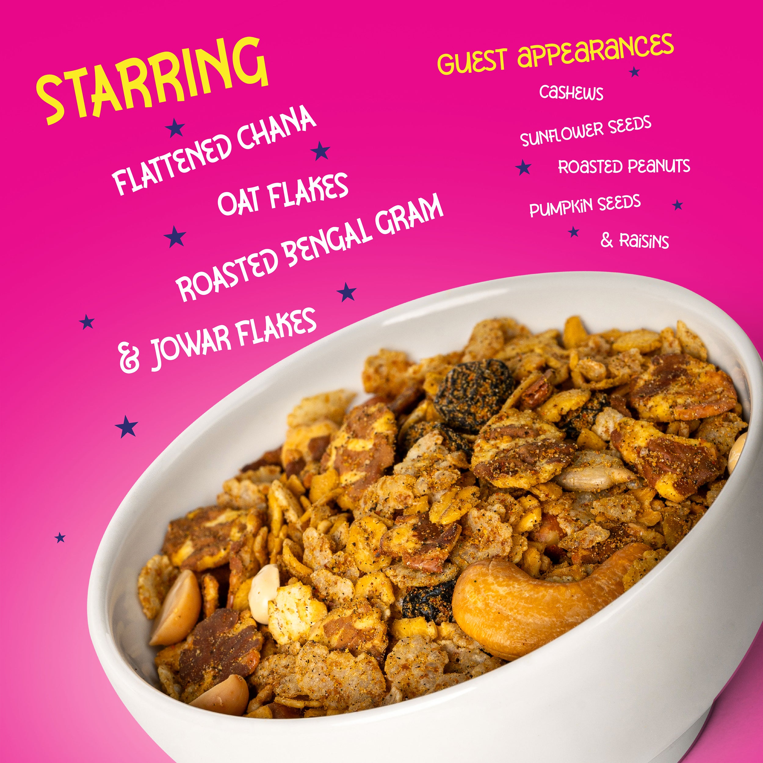 Roasted, Spiced & Salted Muesli – Kolkata Plotwist (Chanachor | East/North) - 200gm
