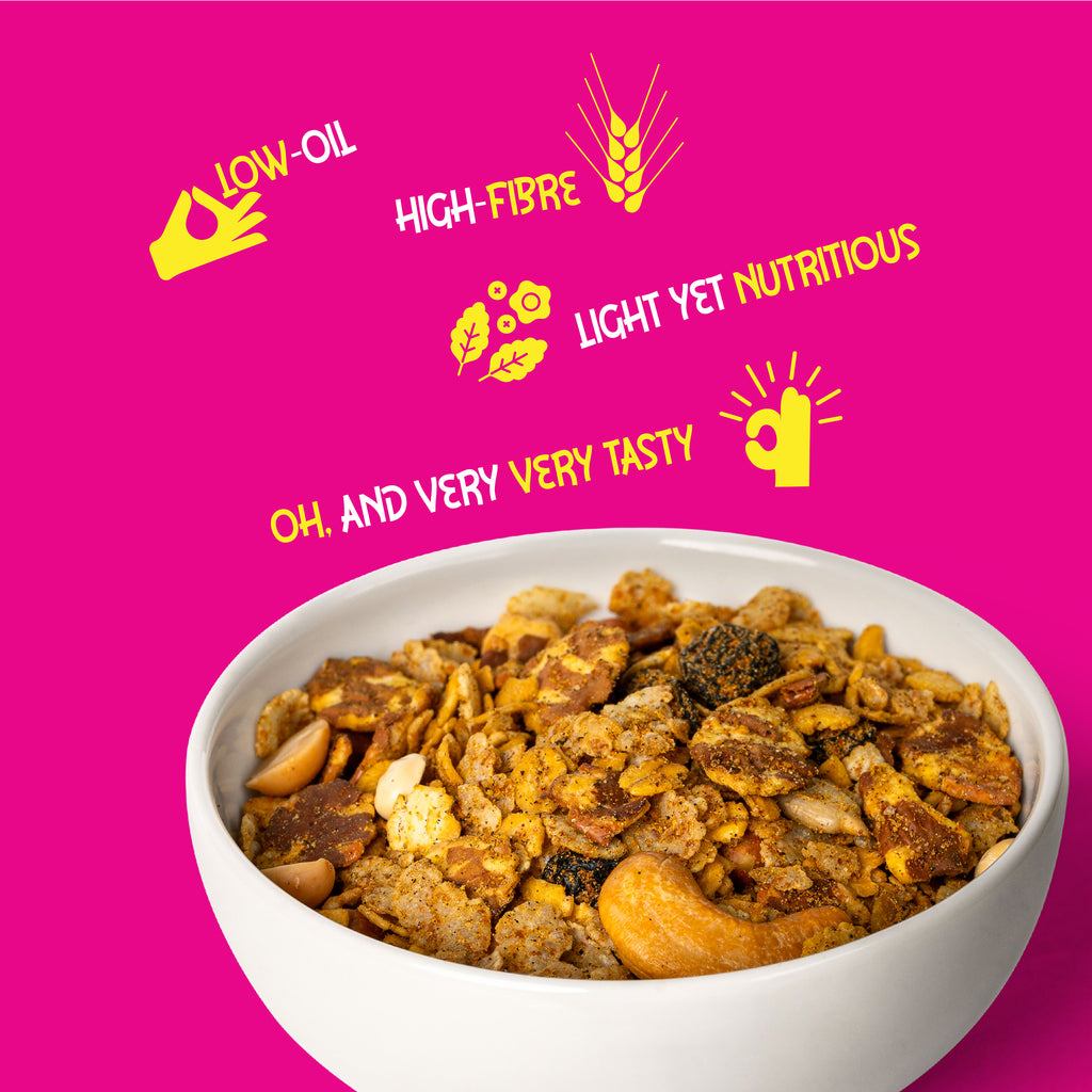 Roasted, Spiced & Salted Muesli – Kolkata Plotwist (Chanachor | East/North) - 200gm