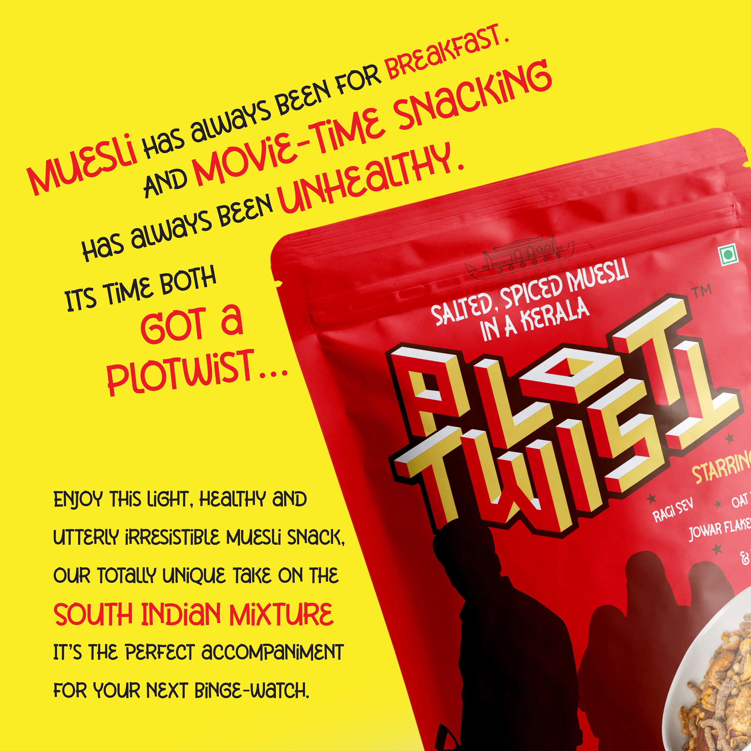 Roasted, Spiced & Salted Muesli – Southern Plotwist (Madras | South) - 200gm