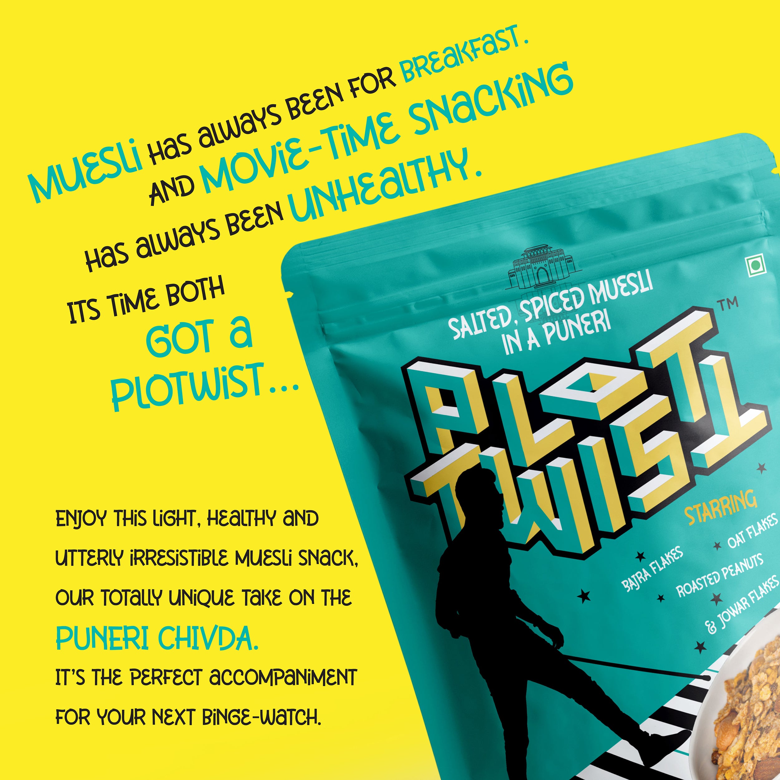 Roasted, Spiced & Salted Muesli – Puneri Plotwist (Chivda | Maharasthra/West) - 200gm